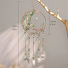 Crystal Sun Catcher Natural Stone Gems Agate Quartz Amethyst Citrine Suncatcher Moon Dream Catchers Hanging Home Decor Gift