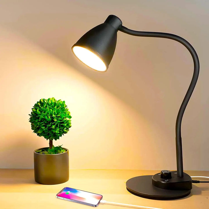 Desk lamp TYPE-C  Charging Port 3 Color Modes Dimmable Reading Light Intelligent Induction Auto Dimming Task Lamp LED