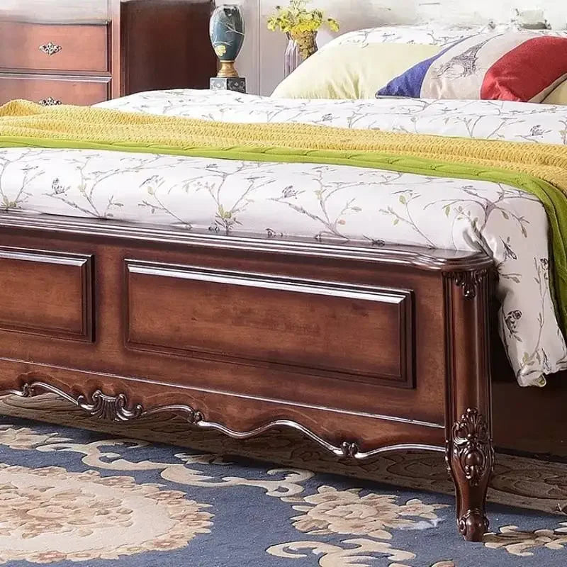 American Design Double Beds Minimalist Multifunctional Frames Beds Full Size Boneless Pliant Camas De Dormitorio Furniture Home