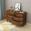Nordic Vintage Furniture Sale Storage 6 Drawer Dresser Solid Wood Oak Chest of Drawers for Bedroom