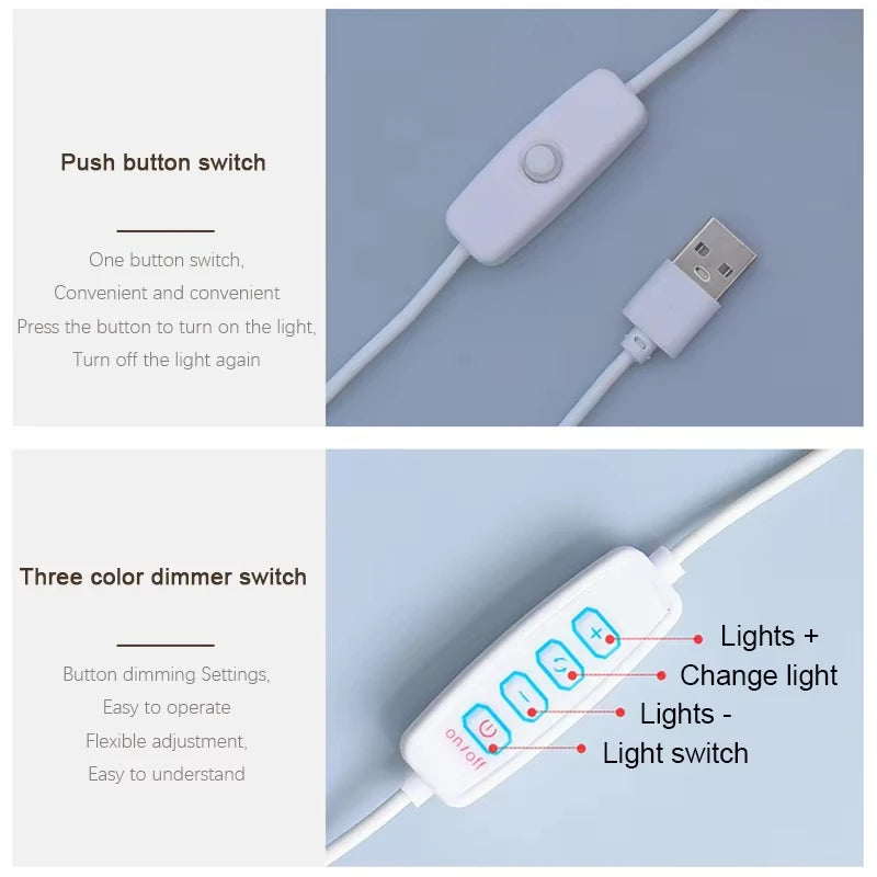 Led Table Lamp Hand-woven Bamboo Lampshade Bedside Lamp Boho Nightstand Usb Plug Desk Light For Bedroom Living Room Coffee House