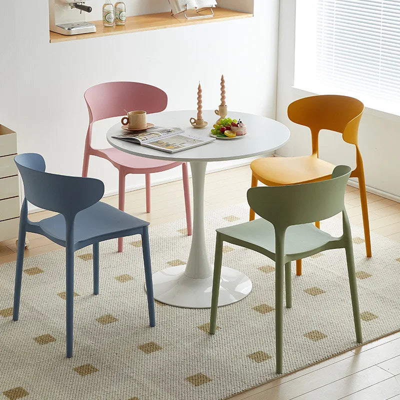 Negotiation Reception Small Apartment Leisure Round Table Milk Tea Shop Combination Dining Table and Chairs Home