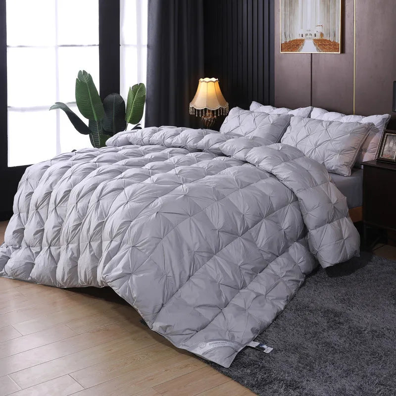 2025 new cotton solid color twisted down quilt thickened in spring and autumn warm and comfortable sleep quilt winter quilt