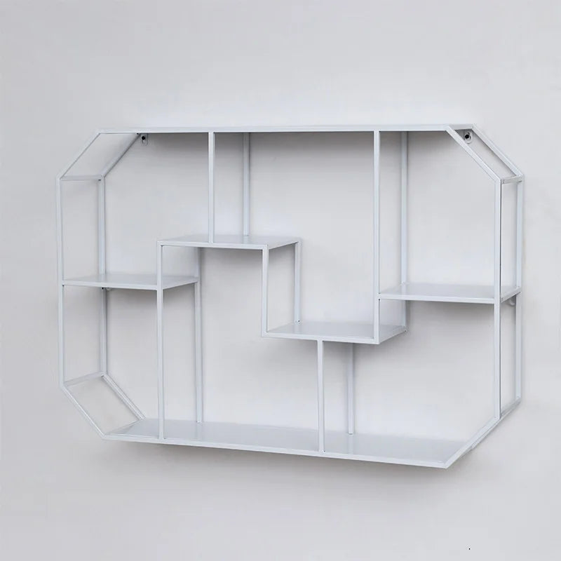 Storage Rack, Wall Mounted Storage Cabinet, Bedroom Wall Creative Grid, Living Room Wine Rack, Wall Mounted Cabinet