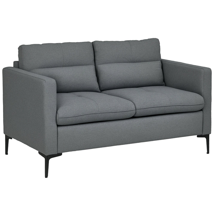 Modern Loveseat Sofa Upholstered 2 Seater Settee for Living Room Bedroom