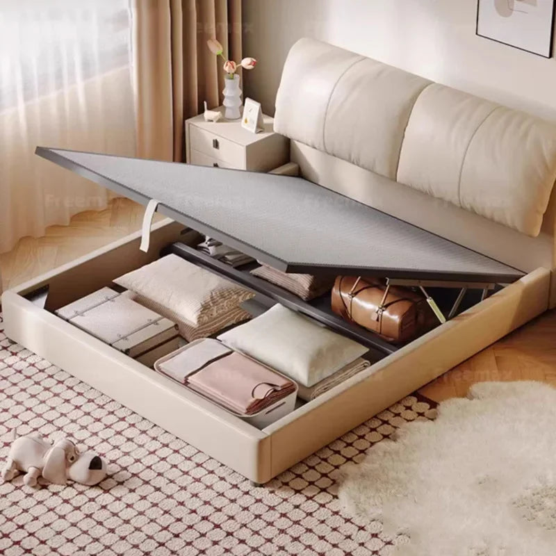 Sofa Bedroom Bed Simple Design Sleeping Platform Massage Bed Double Bedroom Frame Japanese Space Saving Cama Home Furniture