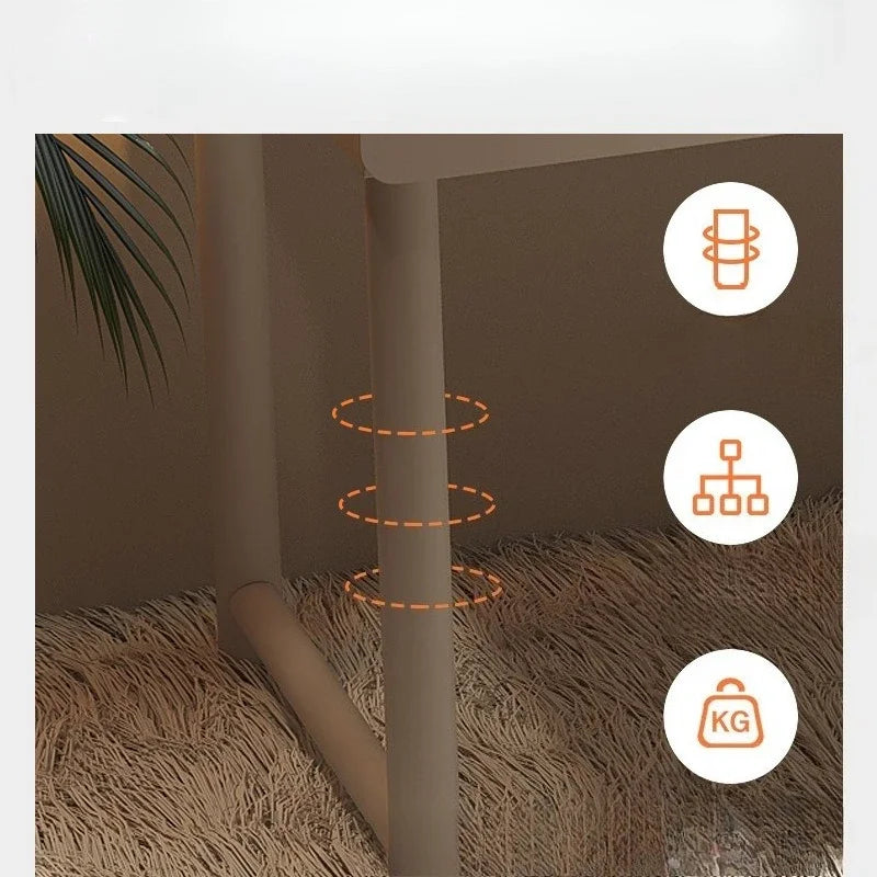 Modern Compact Computer Desk Small Study Desk Student Home Office Bedroom Makeup Desk Storage Drawer Space Saving Easy Assembly