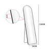 【Lifeideas】Black 150/160cm Modern Arched Wall Freestanding Floor Mirror