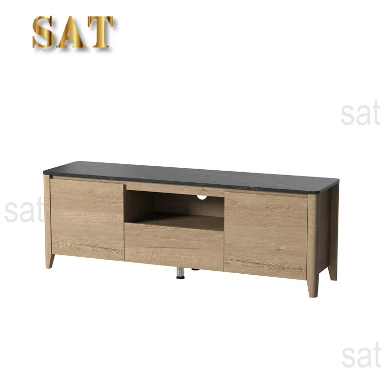 Luxus-TV-Ständer Modern Style Wohnzimmer Möbel Holz Lagerung TV-Ständer Möbel Für Home Living Room