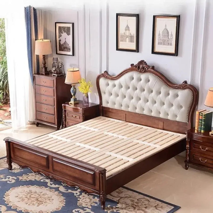 American Design Double Beds Minimalist Multifunctional Frames Beds Full Size Boneless Pliant Camas De Dormitorio Furniture Home