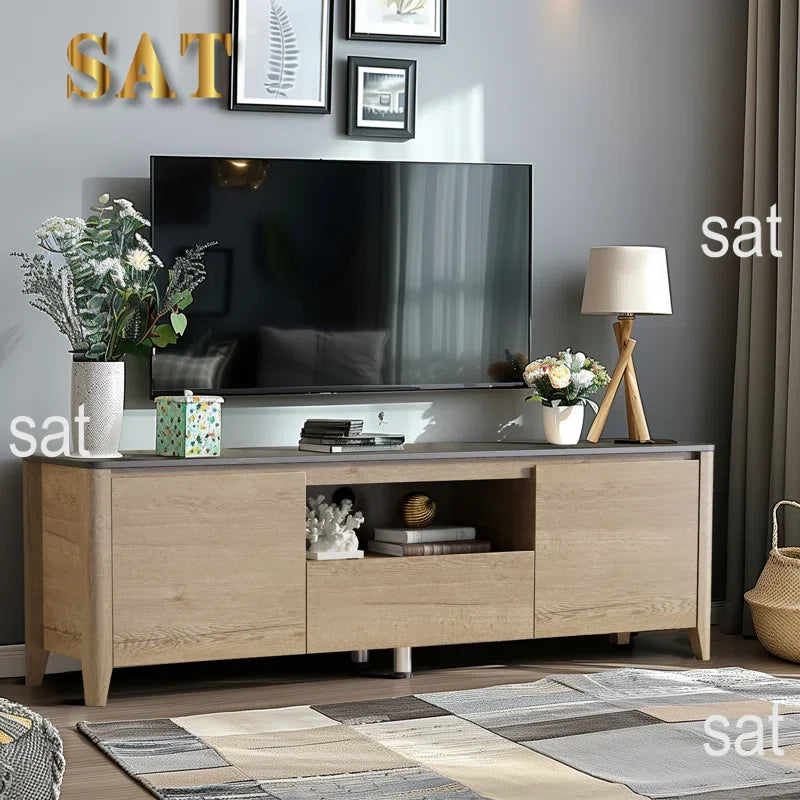 Luxus-TV-Ständer Modern Style Wohnzimmer Möbel Holz Lagerung TV-Ständer Möbel Für Home Living Room